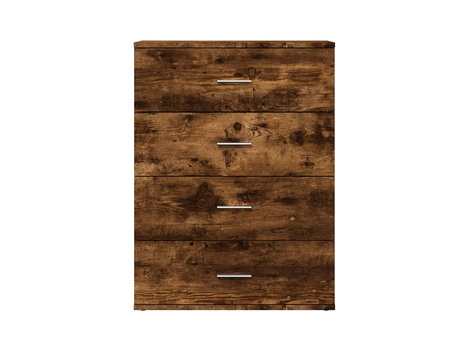 Buffets 2 pcs chêne fumé 60x39x80 cm bois d'ingénierie