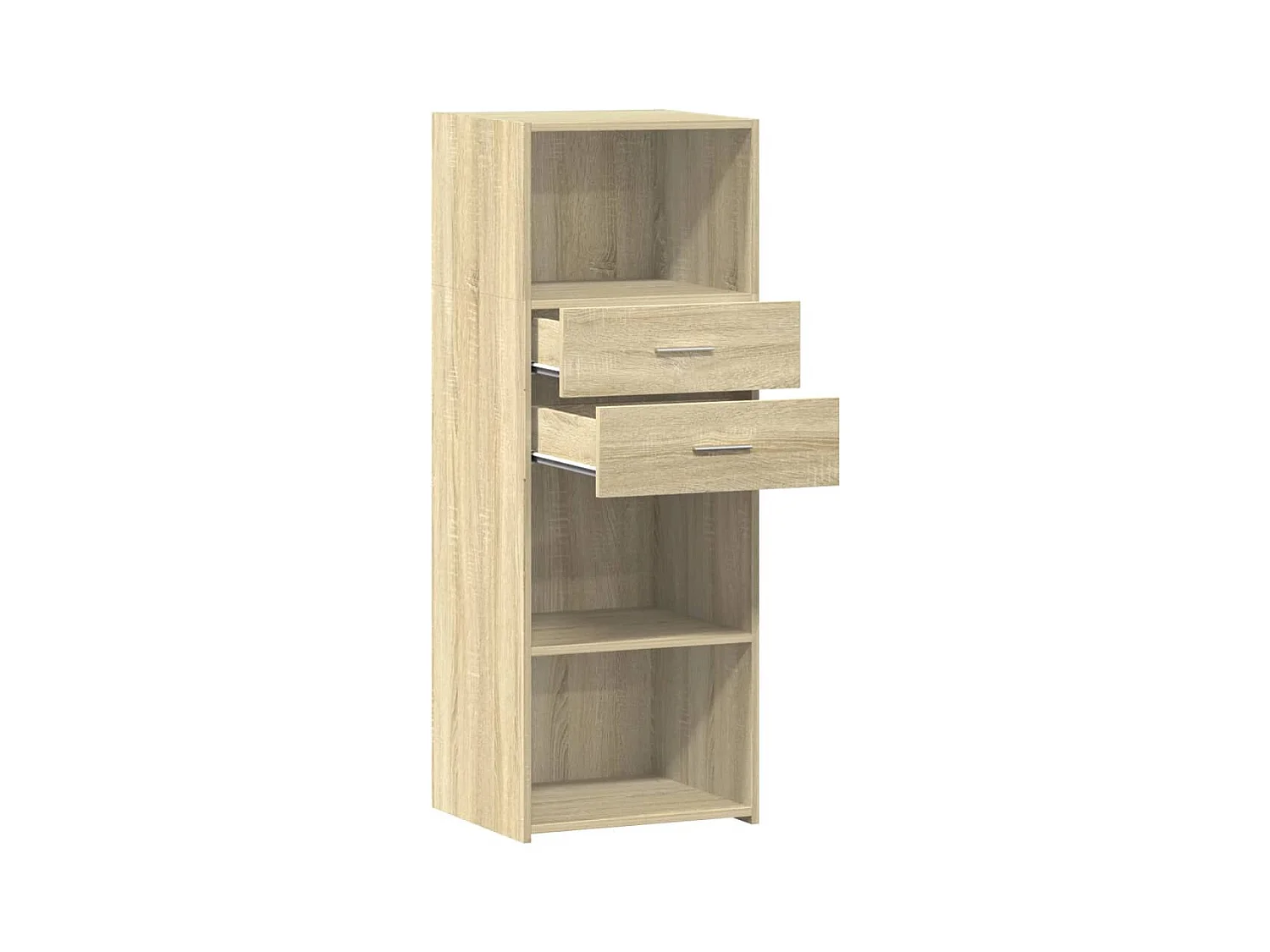 Buffet haut chêne sonoma 45x42,5x124 cm bois d'ingénierie