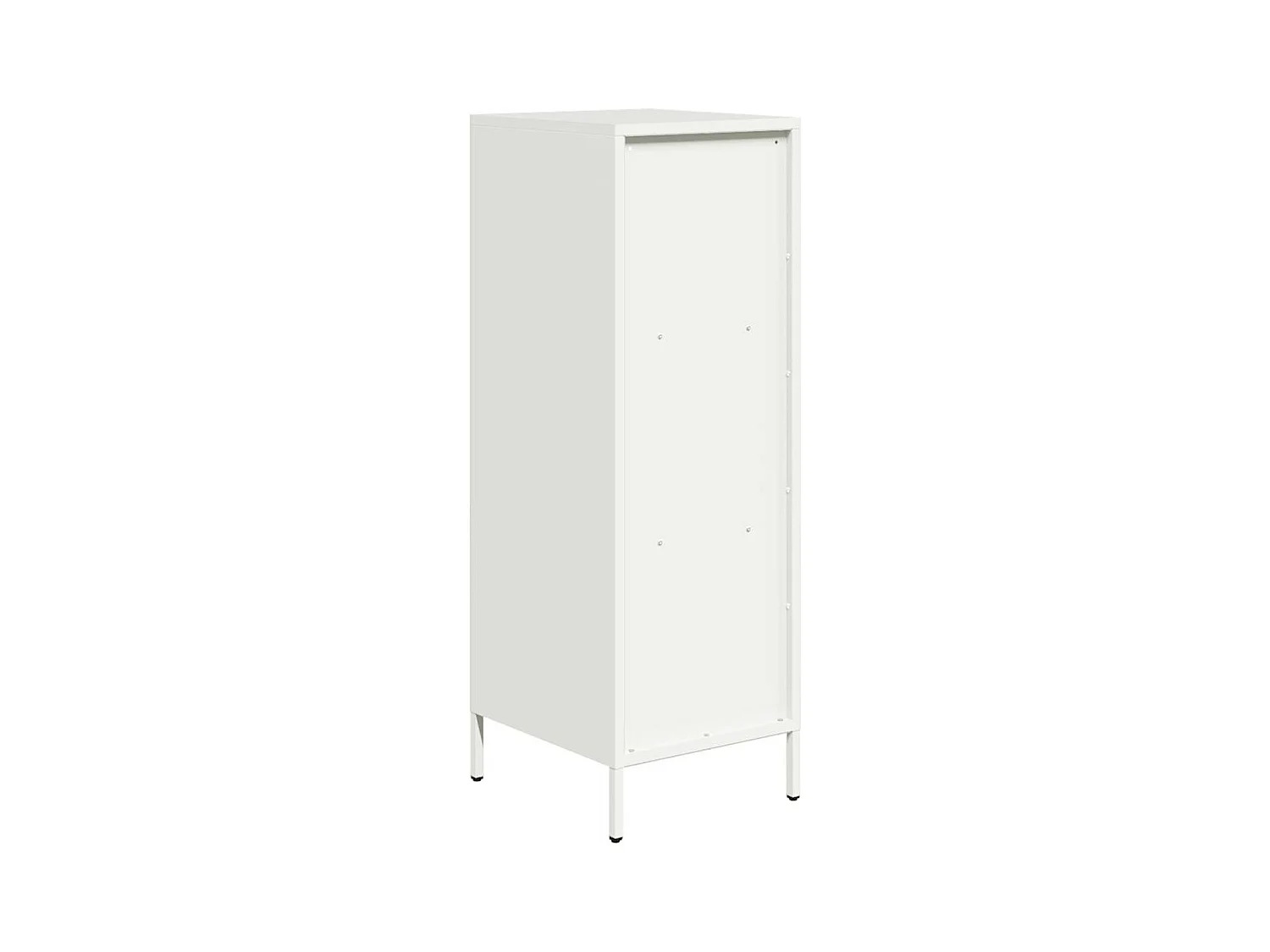 Buffet haut blanc 35x39x103,5 cm acier