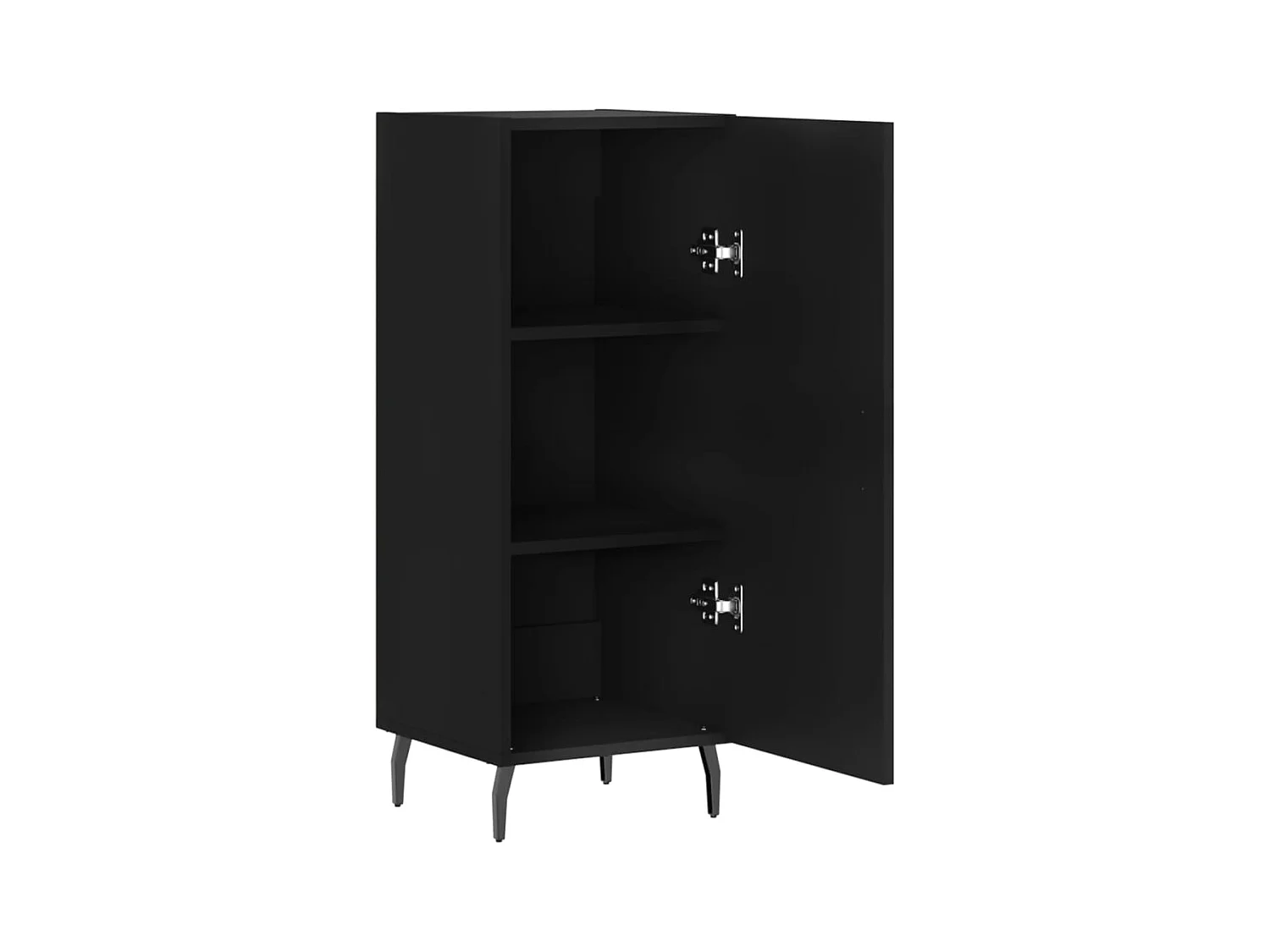 Buffet Noir 34,5x34x90 cm Bois d'ingénierie