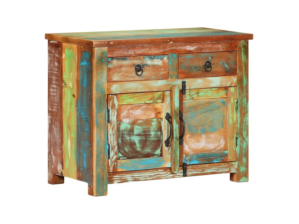 Buffet 68x35x55 cm bois massif de récupération