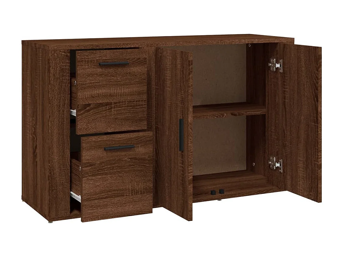Buffet Chêne marron 100x33x59,5 cm Bois d'ingénierie