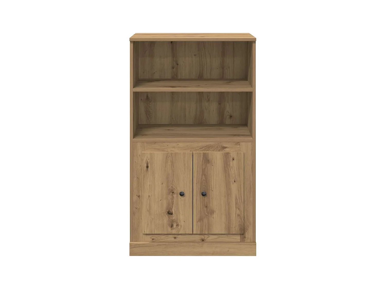 Buffet haut chêne artisanal 60x35,5x103,5 cm bois d'ingénierie