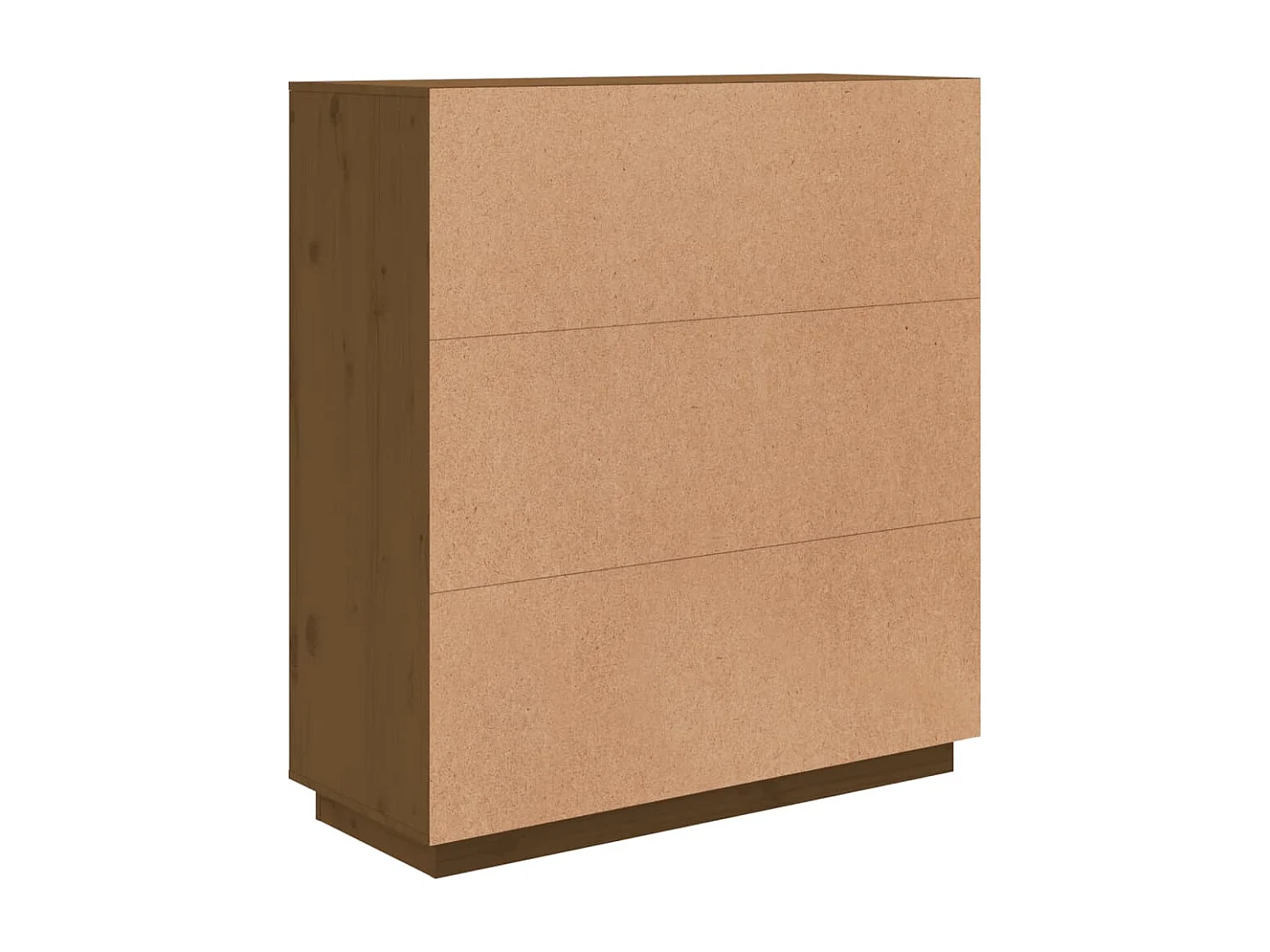 Buffet haut Marron miel 100x40x108,5 cm Bois massif de pin