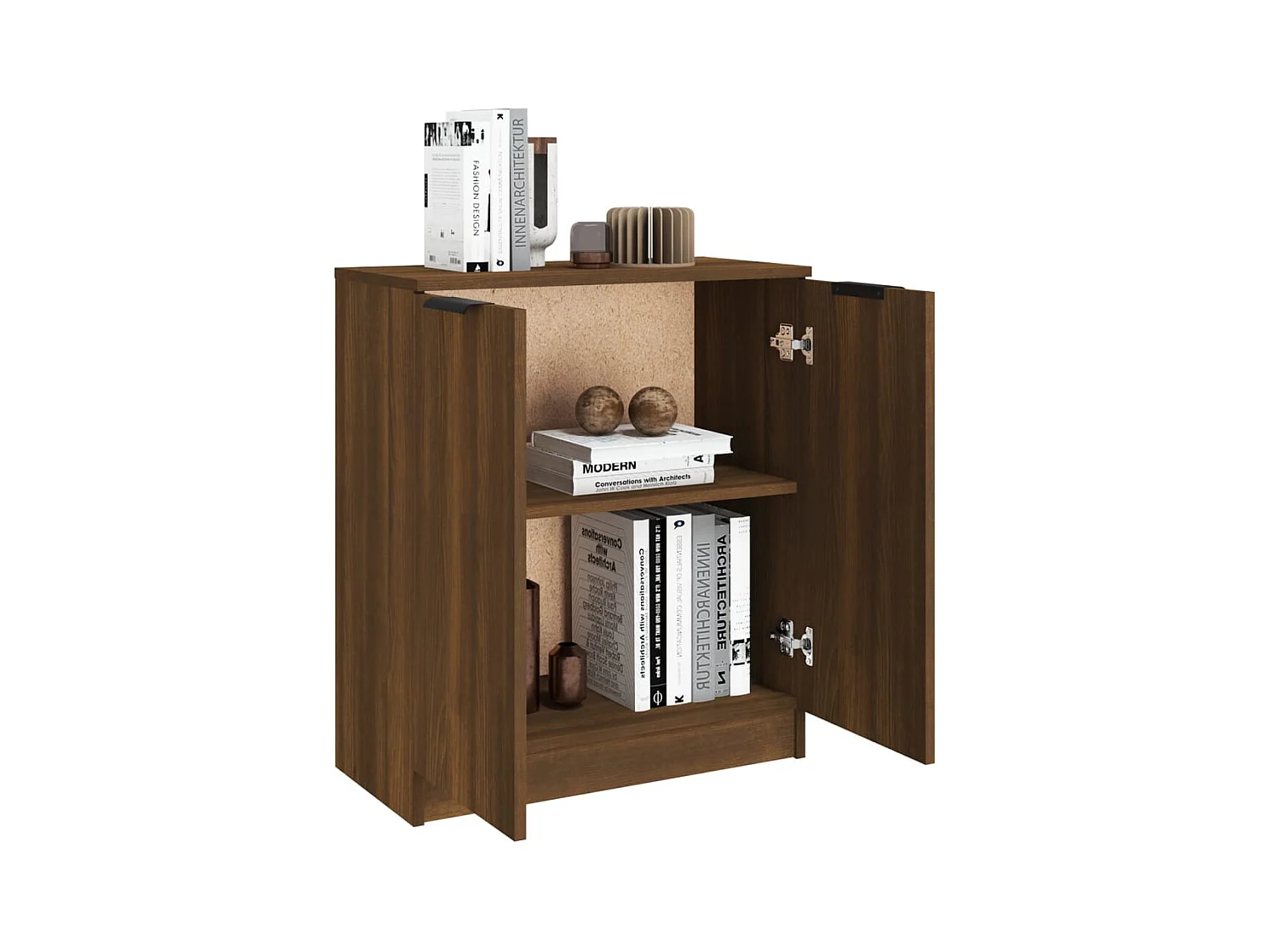 Bruin eiken dressoir 60x30x70 cm Technisch hout