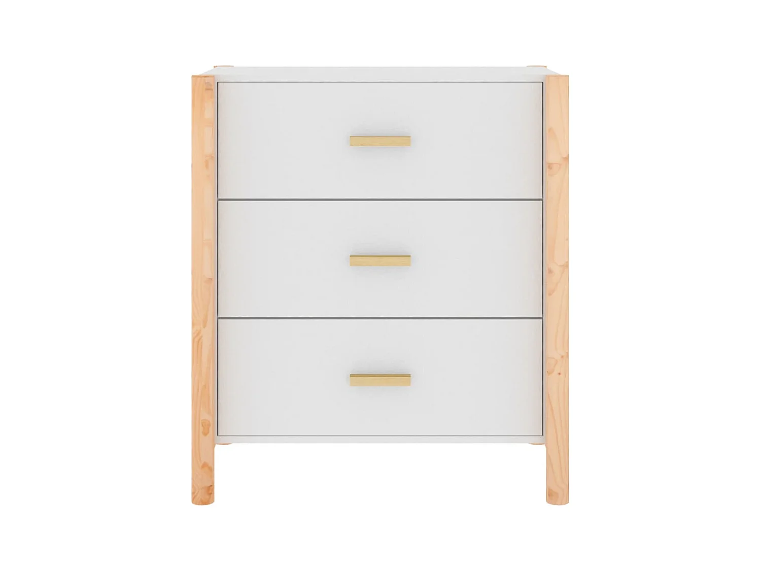 Buffet Blanc 62x38x70 cm Bois d'ingénierie