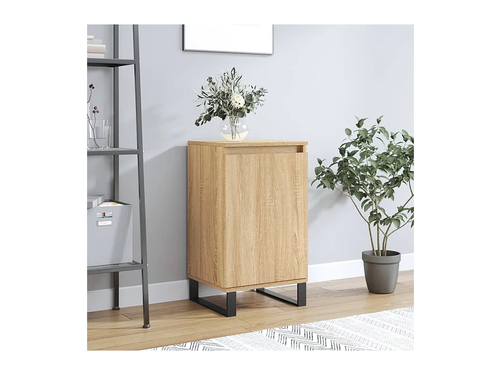 Buffet chêne sonoma 40x35x70 cm bois d'ingénierie