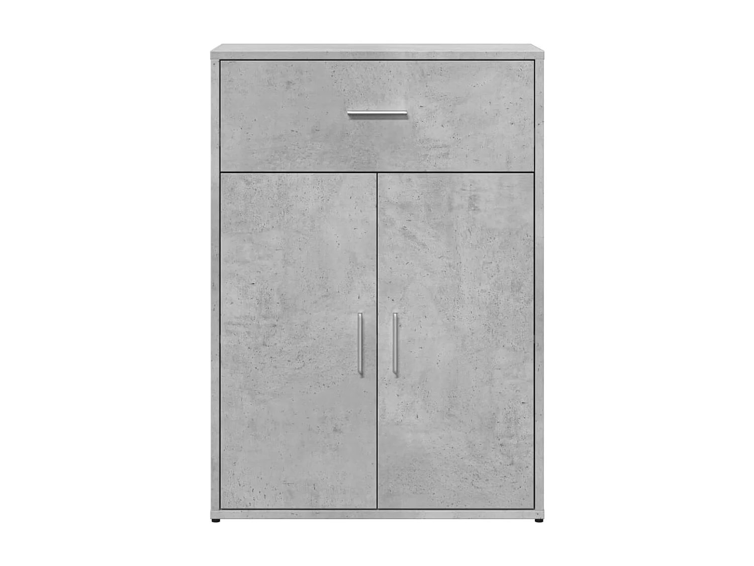 Buffets 2 pcs gris béton 60x30x84 cm bois d'ingénierie