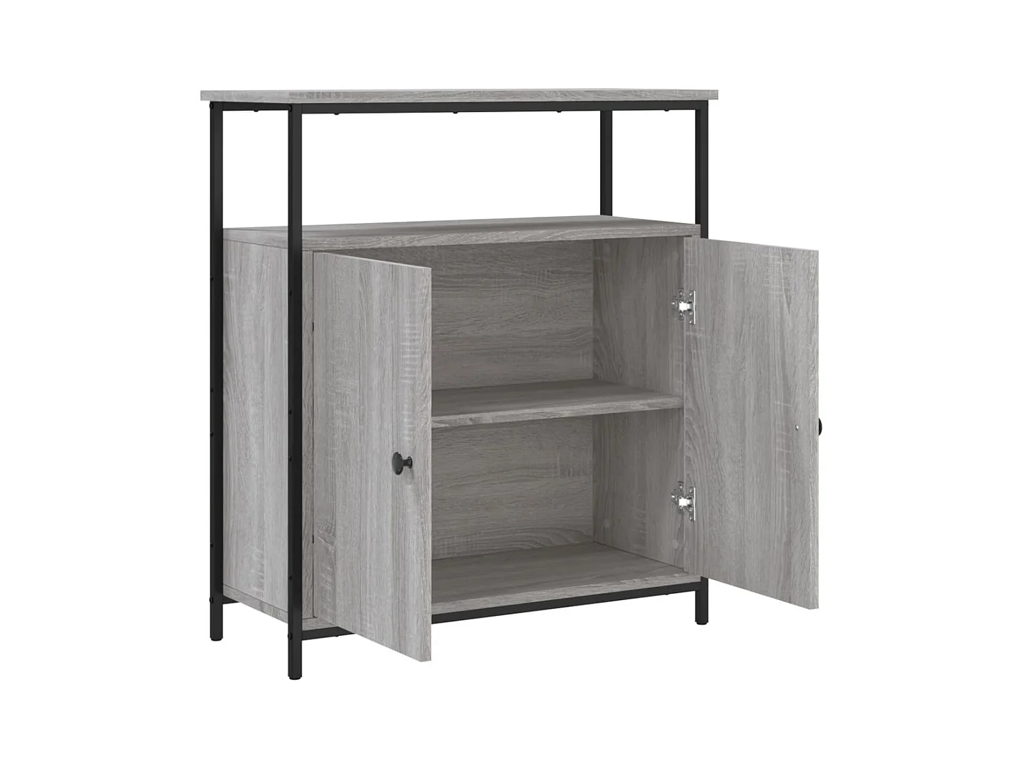 Buffet sonoma gris 70x30x80 cm bois d'ingénierie