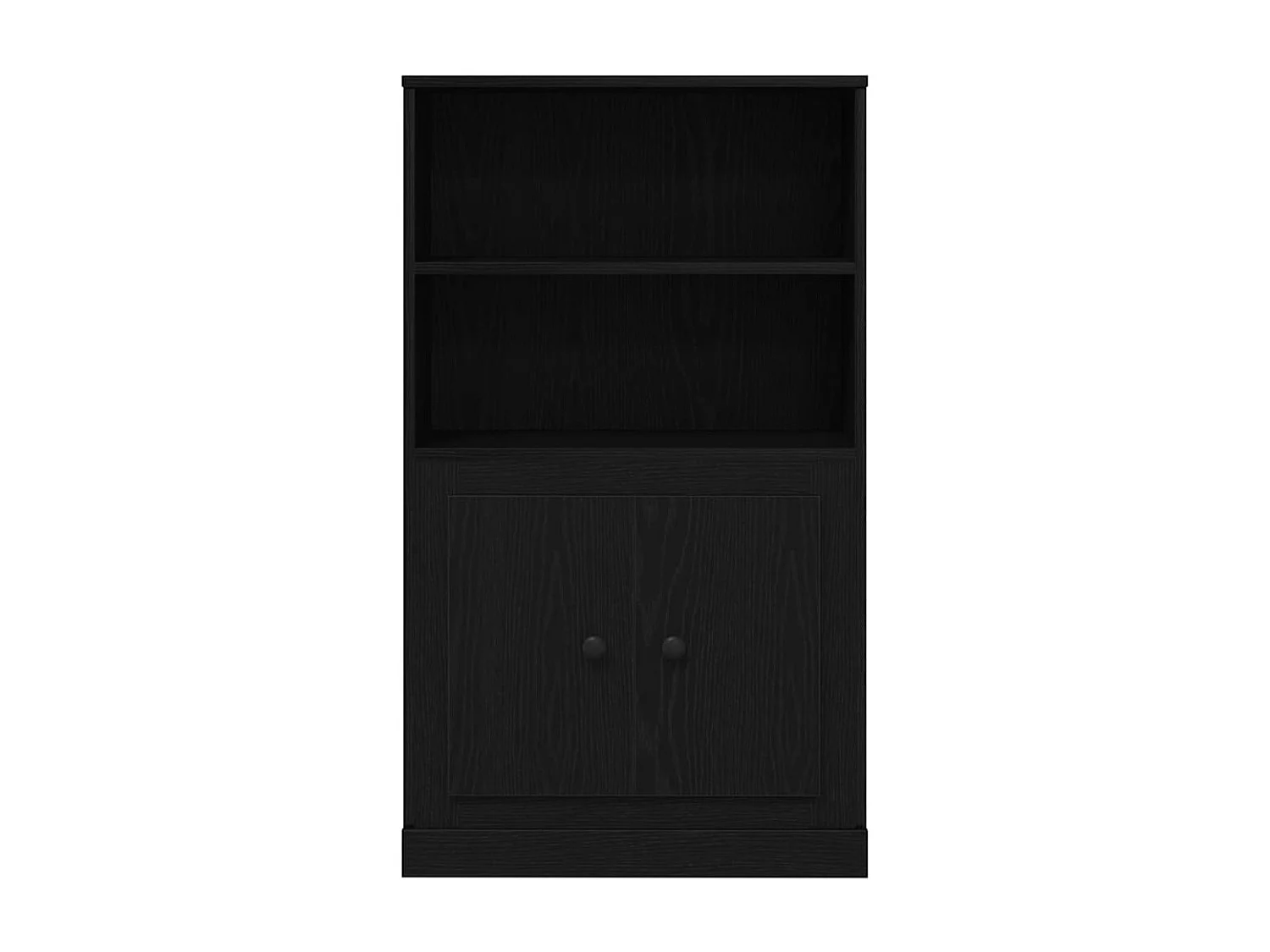 Meuble Haut Chêne Noir 60x35,5x103,5 cm Bois d'ingénierie