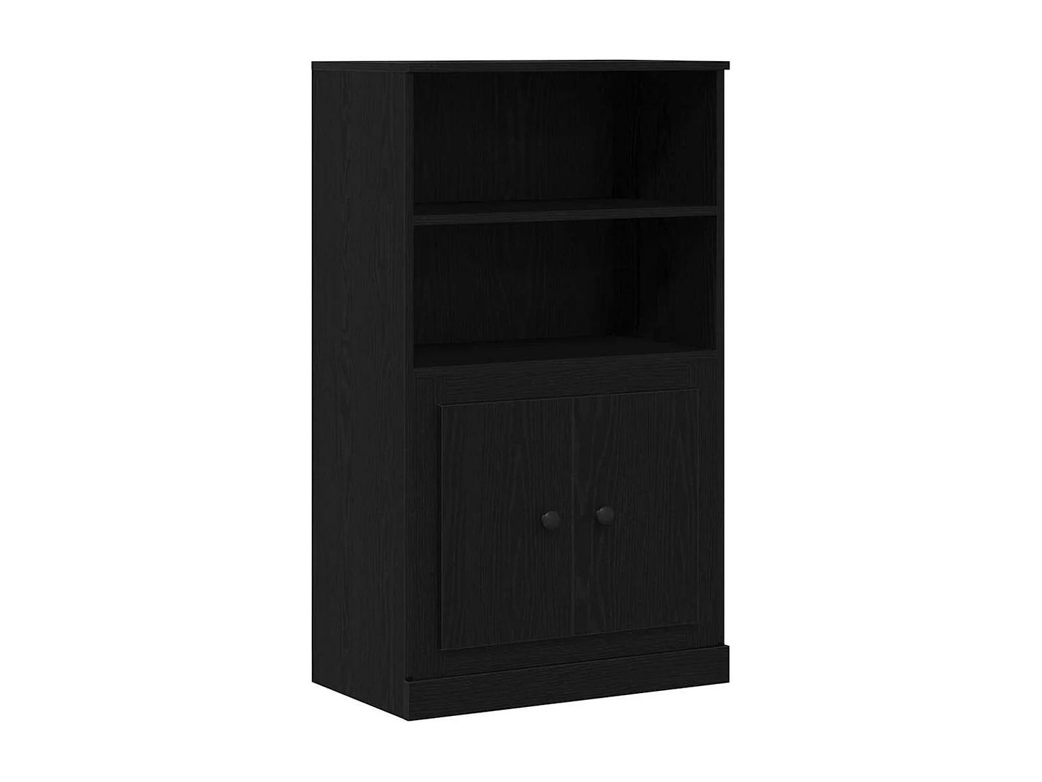 Meuble Haut Chêne Noir 60x35,5x103,5 cm Bois d'ingénierie