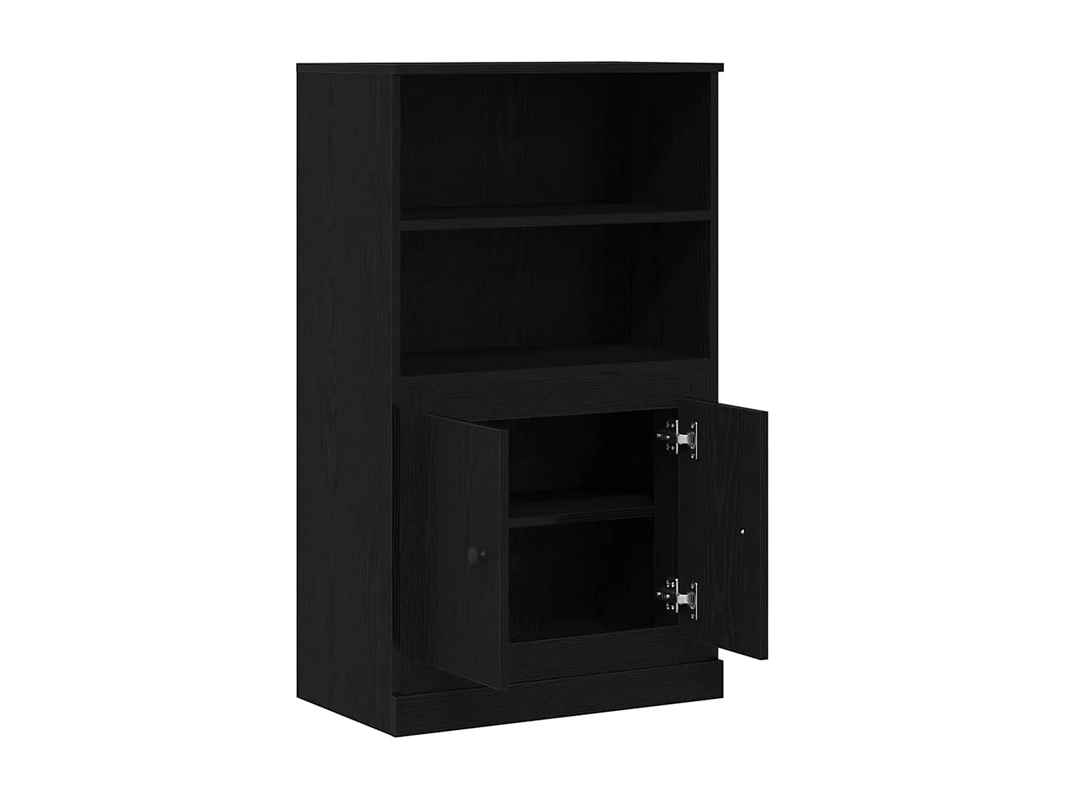 Meuble Haut Chêne Noir 60x35,5x103,5 cm Bois d'ingénierie