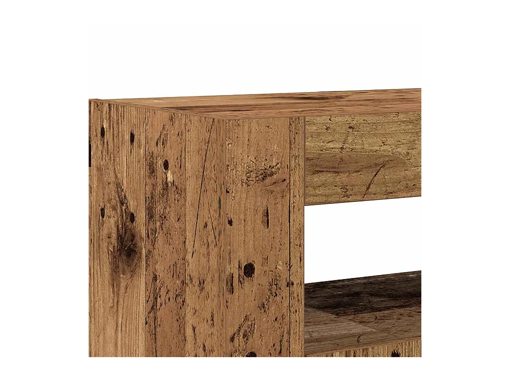 Buffet Bois ancien Bois reconstitué 116 x 30 x 75 cm Buffet