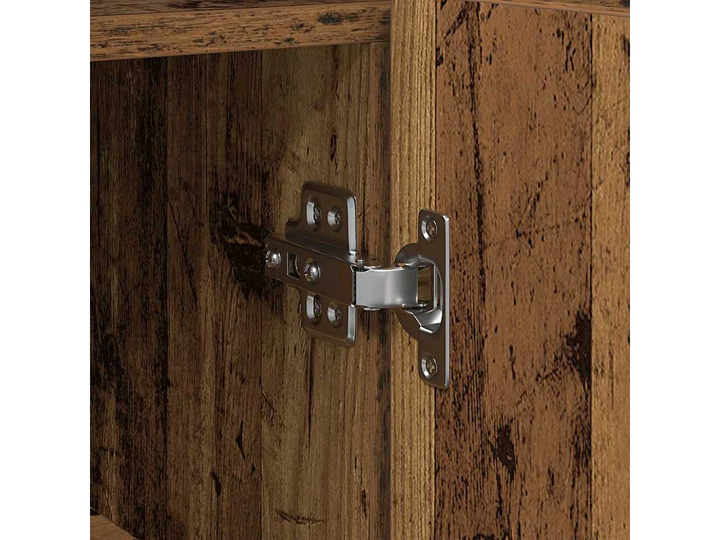 Buffet Bois ancien Bois reconstitué 116 x 30 x 75 cm Buffet