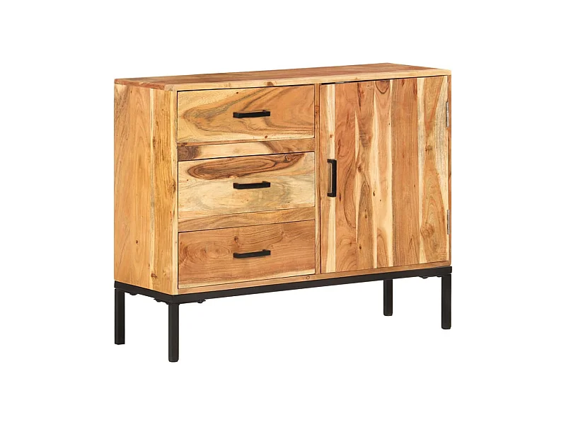 Buffet 88x30x73 cm Bois d'acacia massif