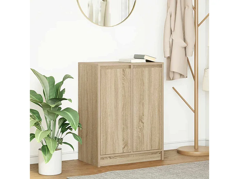 Buffet chêne sonoma 57x34x76 cm bois d'ingénierie