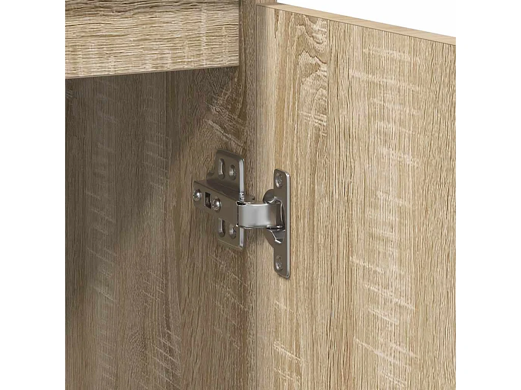 Buffet chêne sonoma 57x34x76 cm bois d'ingénierie