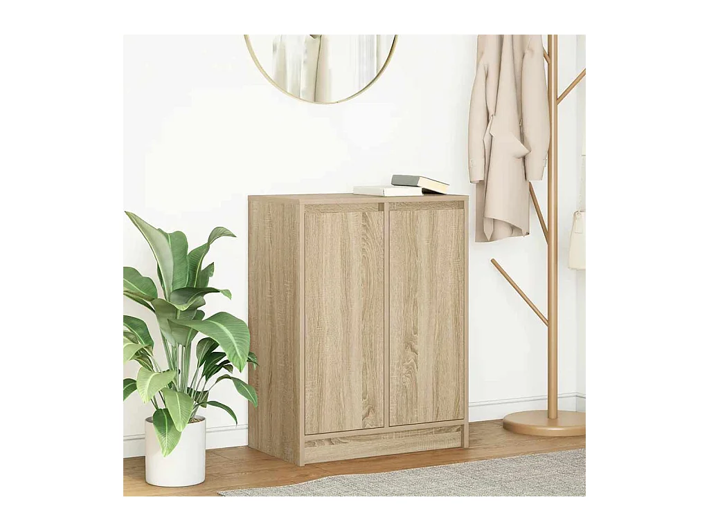 Credenza in rovere Sonoma 57x34x76 cm in legno ingegnerizzato