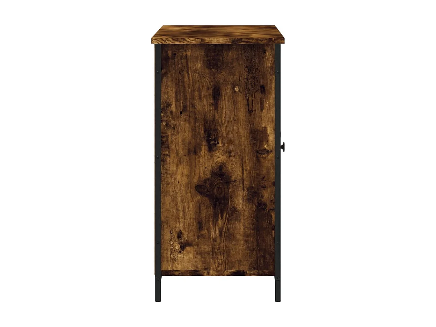 Buffet chêne fumé 100x35x70 cm bois d'ingénierie