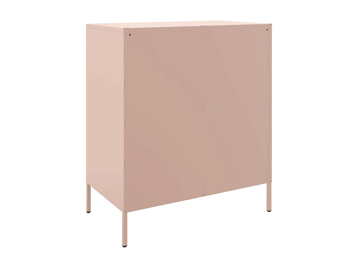 Credenza rosa 68x39x79 cm acciaio