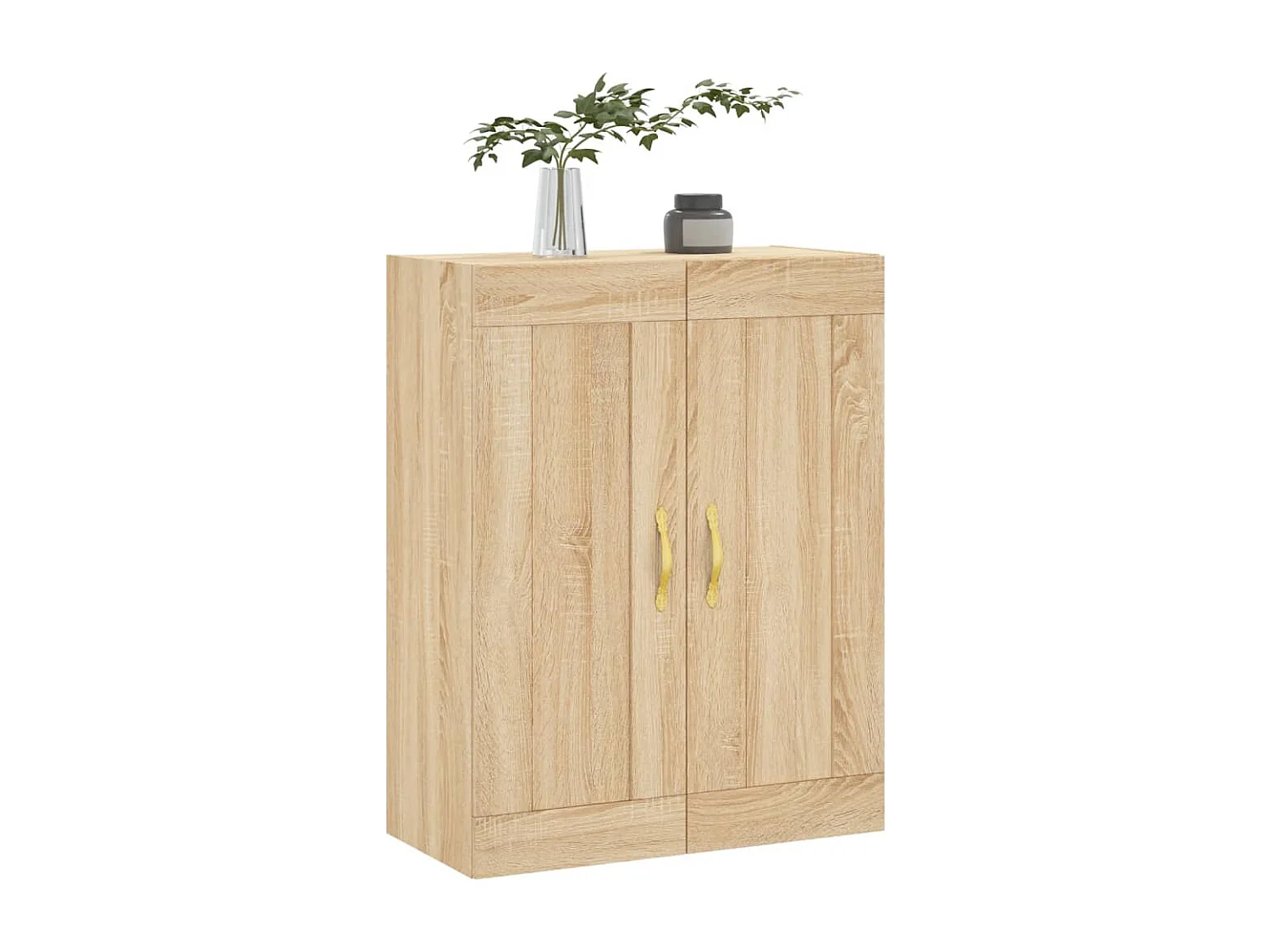 Mobiletto pensile in rovere Sonoma 69,5x34x90 cm in legno ingegnerizzato