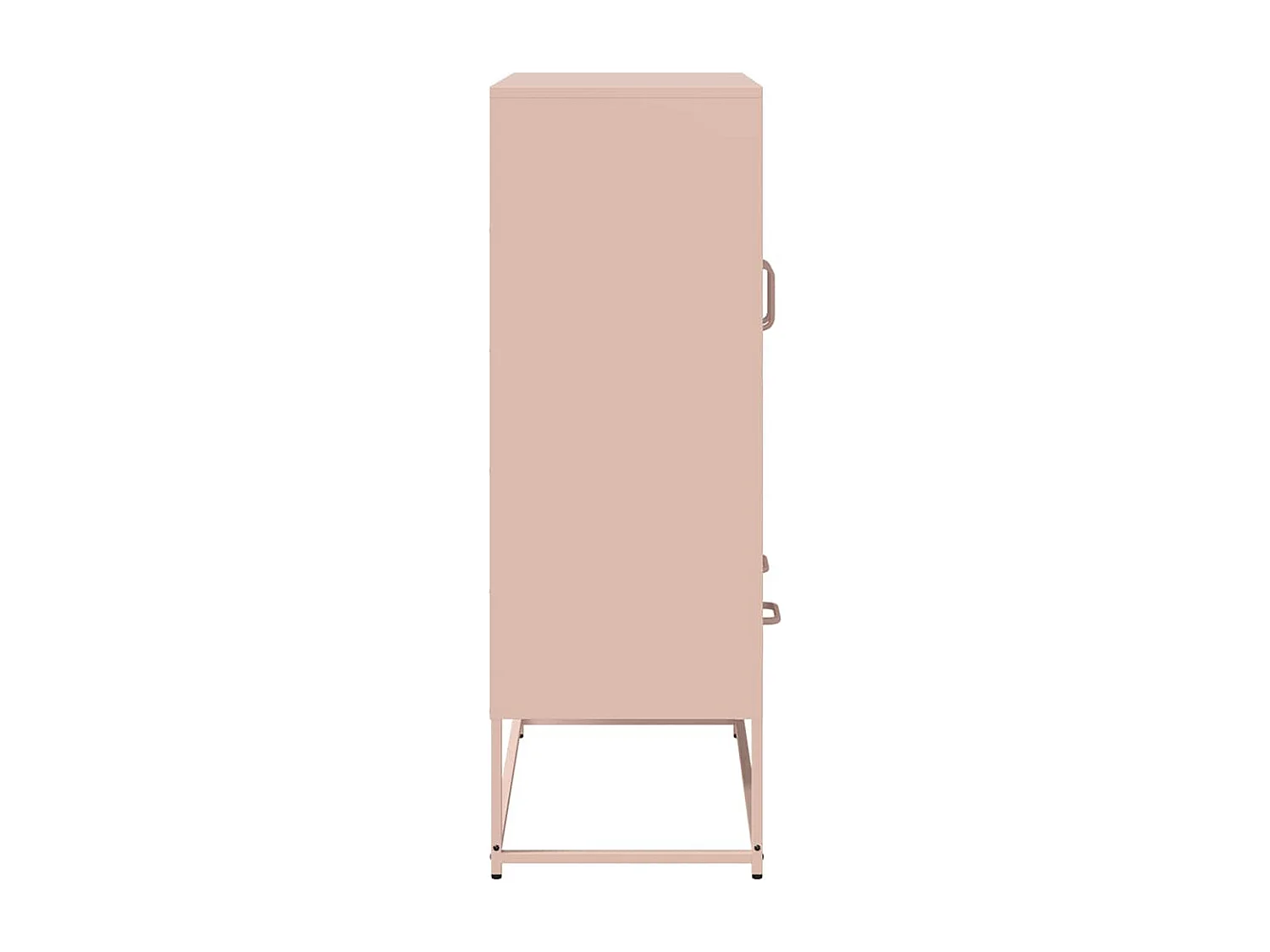 Buffet haut rose 68x39x111,5 cm acier