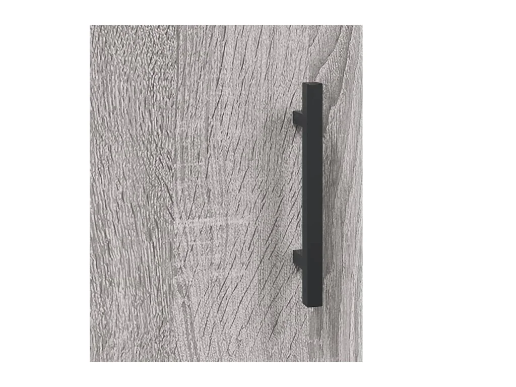 Buffet sonoma gris 90x34x80 cm bois d'ingénierie