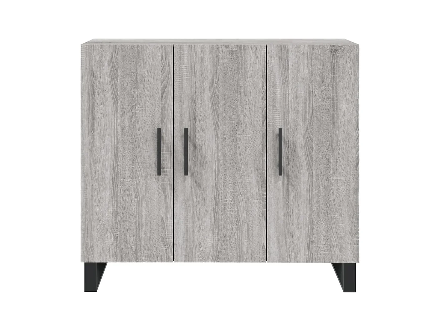 Buffet sonoma gris 90x34x80 cm bois d'ingénierie