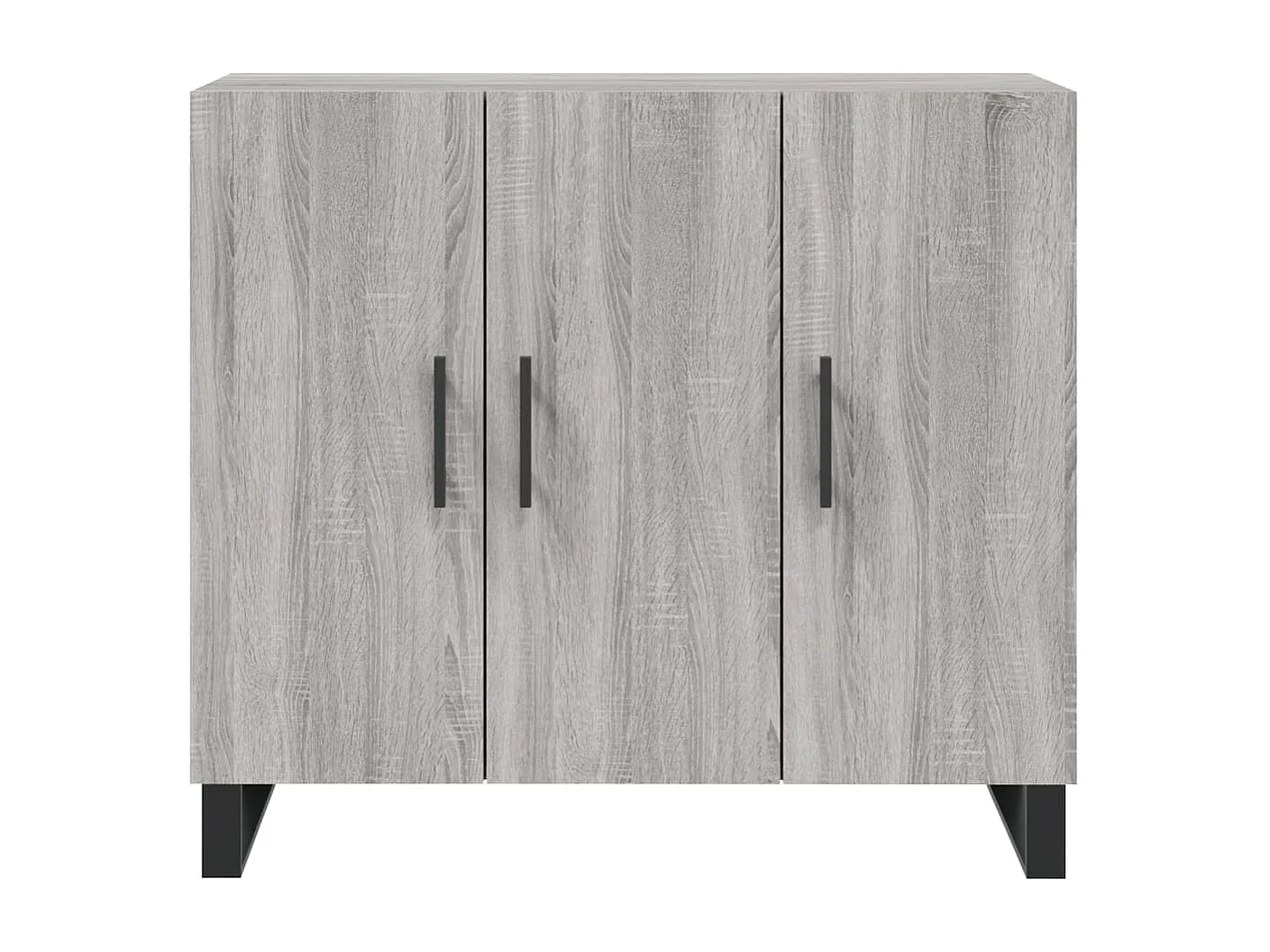 Buffet sonoma gris 90x34x80 cm bois d'ingénierie