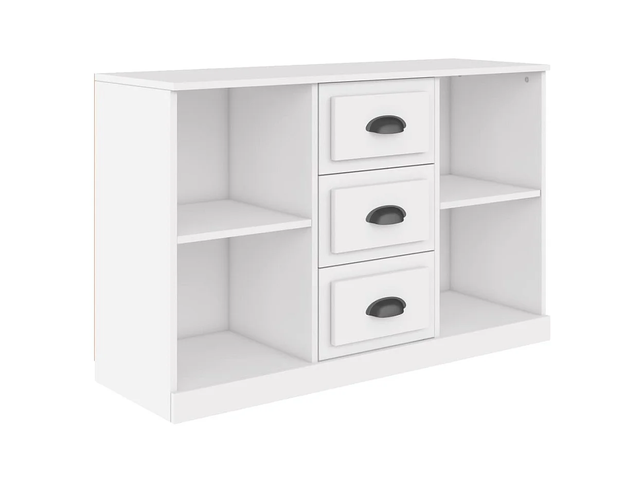 Buffet blanc 104,5x35,5x67,5 cm bois d'ingénierie