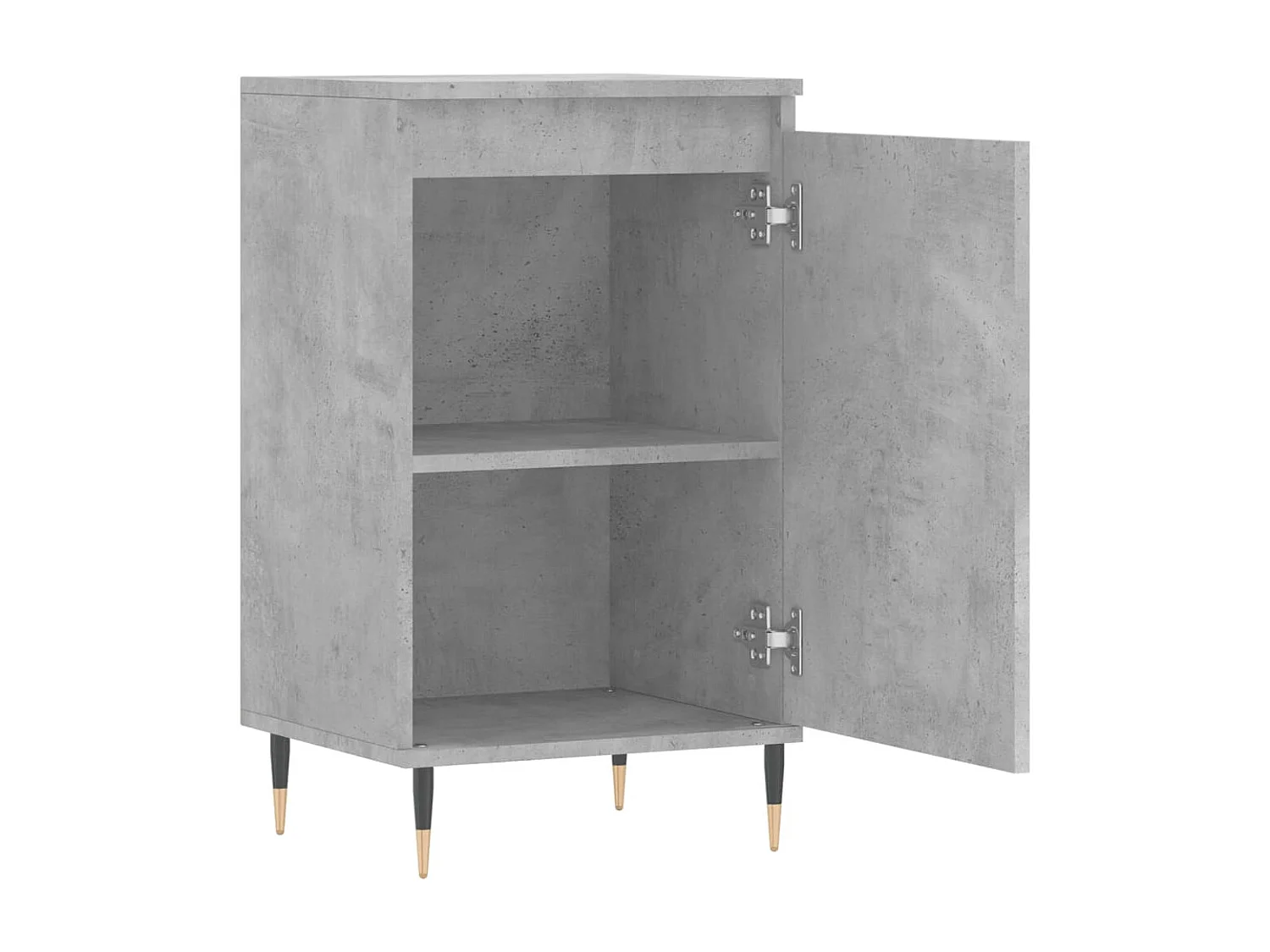 Buffets 2 pcs gris béton 40x35x70 cm bois d'ingénierie