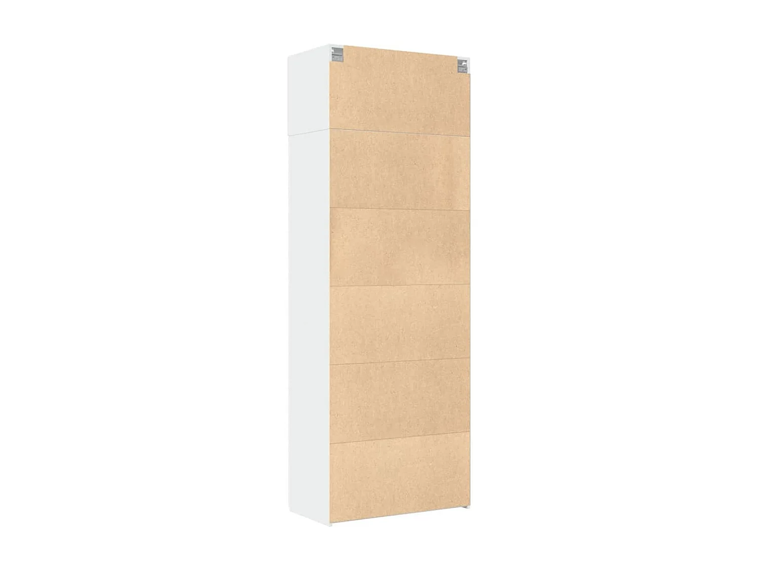 Armoire de rangement blanc 80x42,5x225 cm bois d'ingénierie