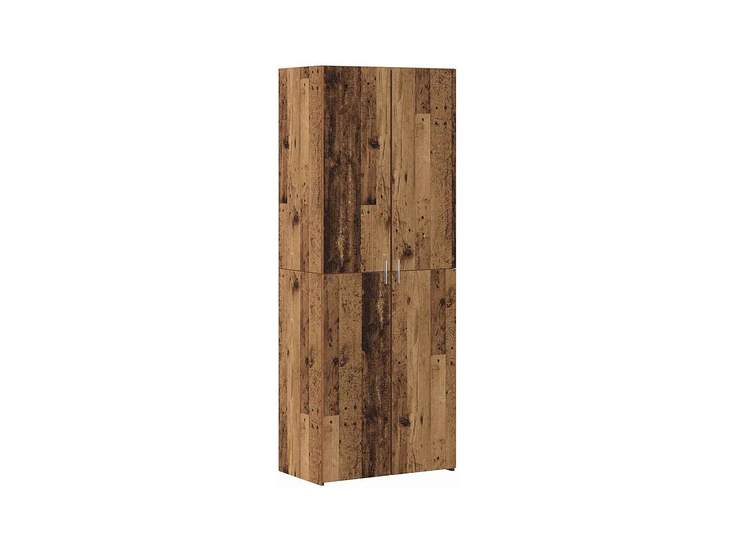 Highboard vieux bois 70x42.5x185 cm bois d'ingénierie