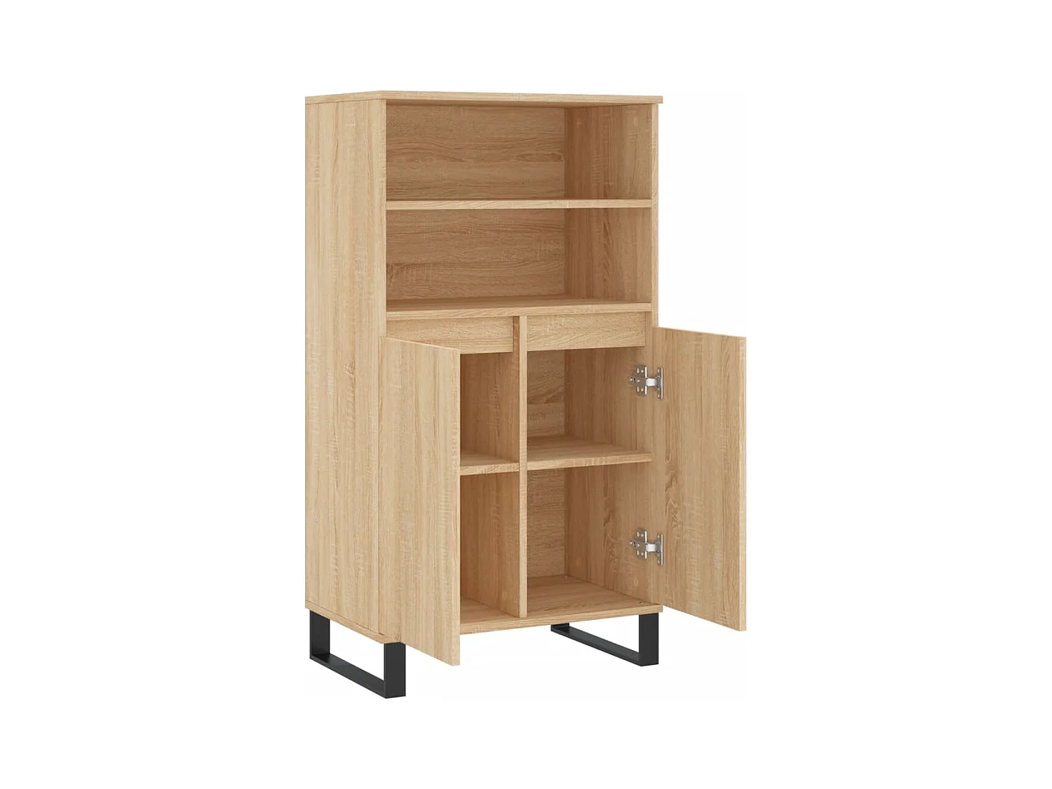 Buffet haut Chêne sonoma 60x36x110 cm Bois d'ingénierie