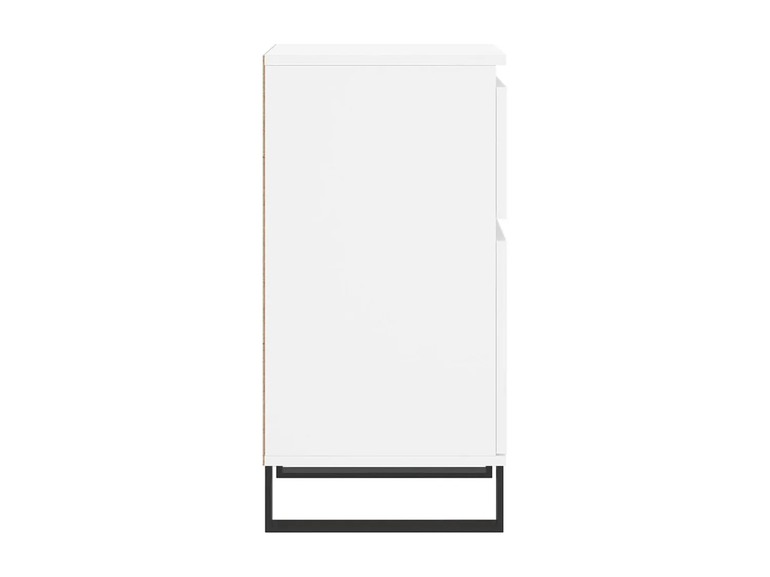 Buffets 2 pcs blanc 40x35x70 cm bois d’ingénierie