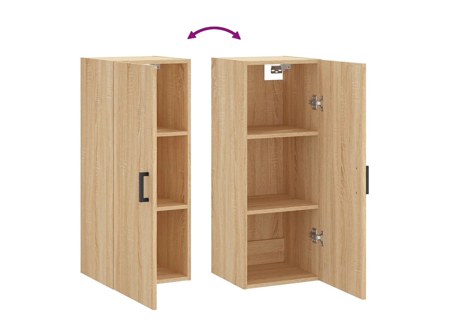 Pensile in rovere Sonoma 34,5x34x90 cm