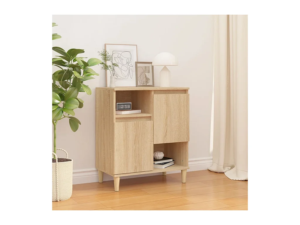 Credenza in rovere Sonoma 60x35x70 cm in legno ingegnerizzato