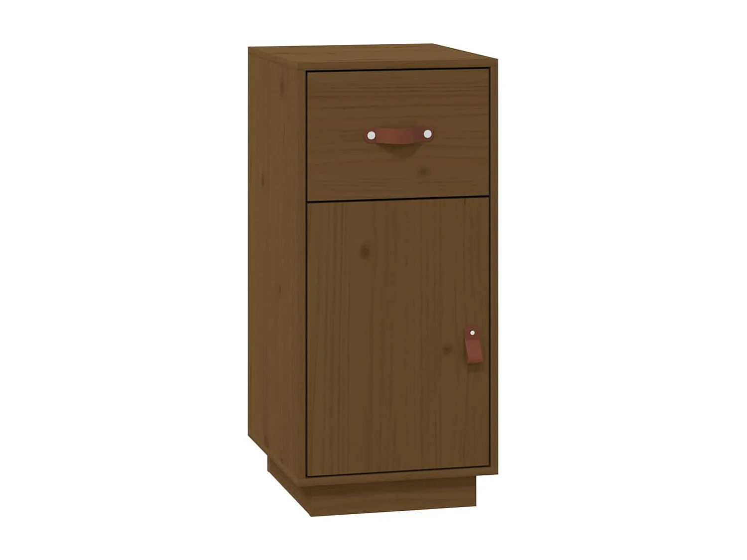 Buffet Marron miel 34x40x75 cm Bois massif de pin