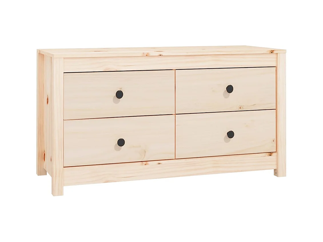 Armoire latérale 100x40x54 cm Bois de pin massif