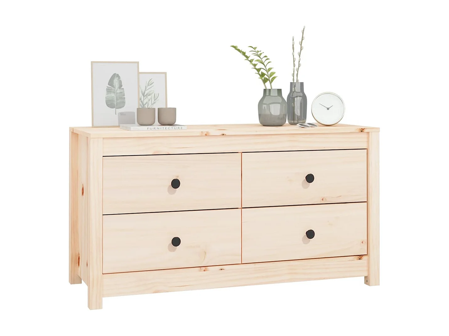 Armoire latérale 100x40x54 cm Bois de pin massif