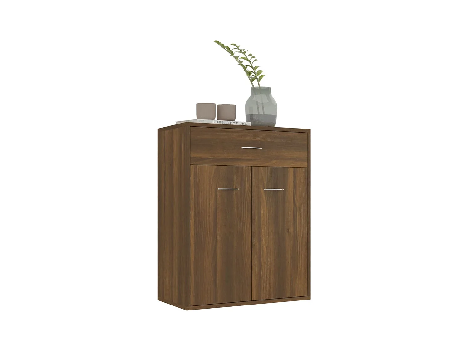 Buffet Chêne marron 60x30x75 cm Bois d'ingénierie