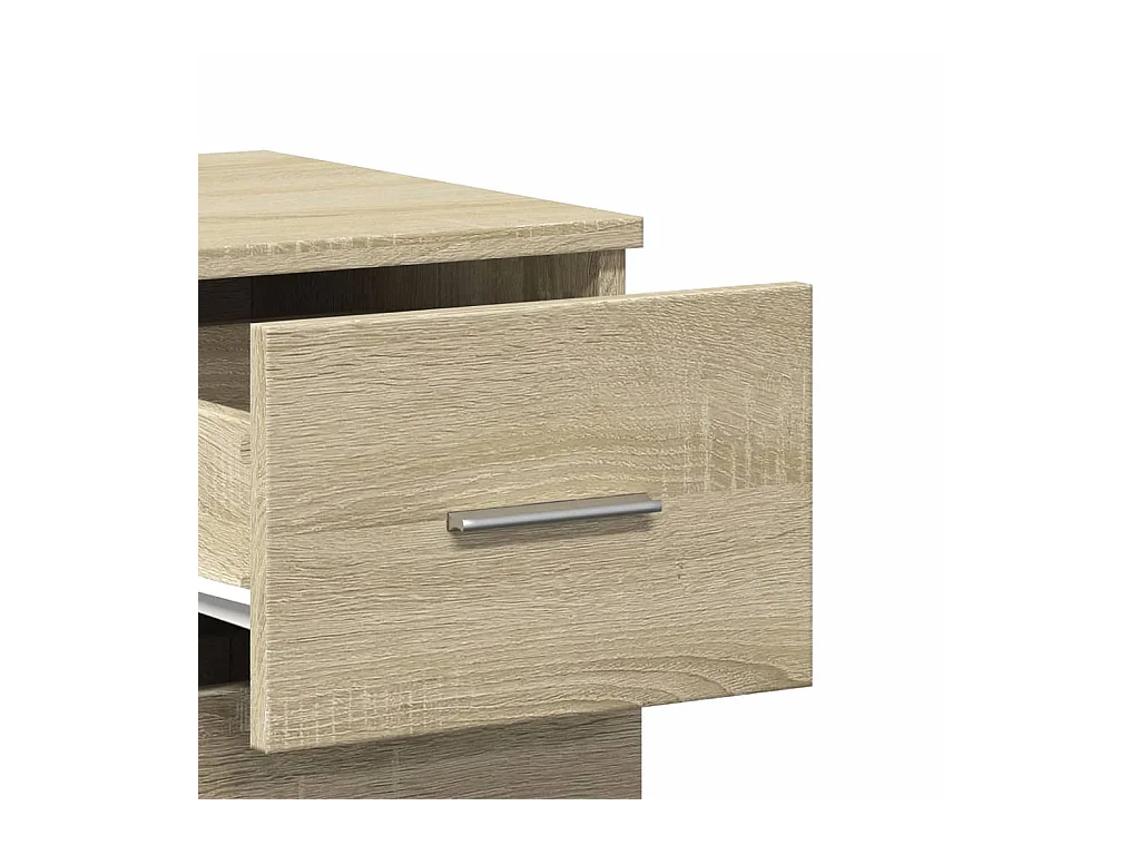 Buffets 2 pcs chêne sonoma 59x39x80 cm bois d'ingénierie