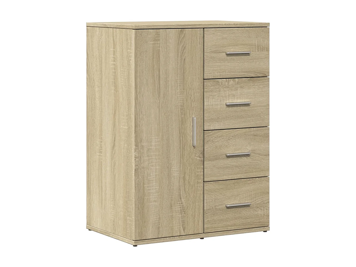 Buffets 2 pcs chêne sonoma 59x39x80 cm bois d'ingénierie