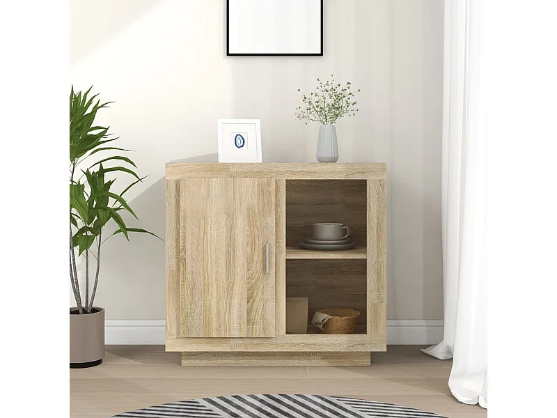 Buffet Chêne sonoma 80x40x75 cm