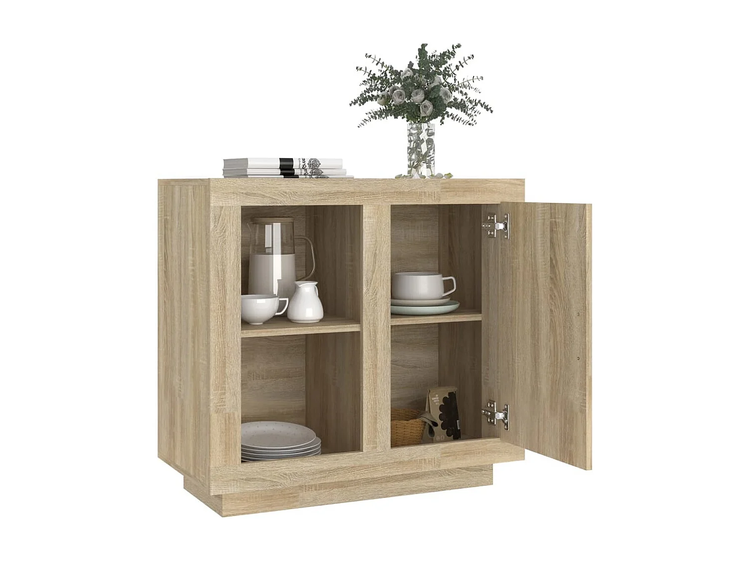 Buffet Chêne sonoma 80x40x75 cm