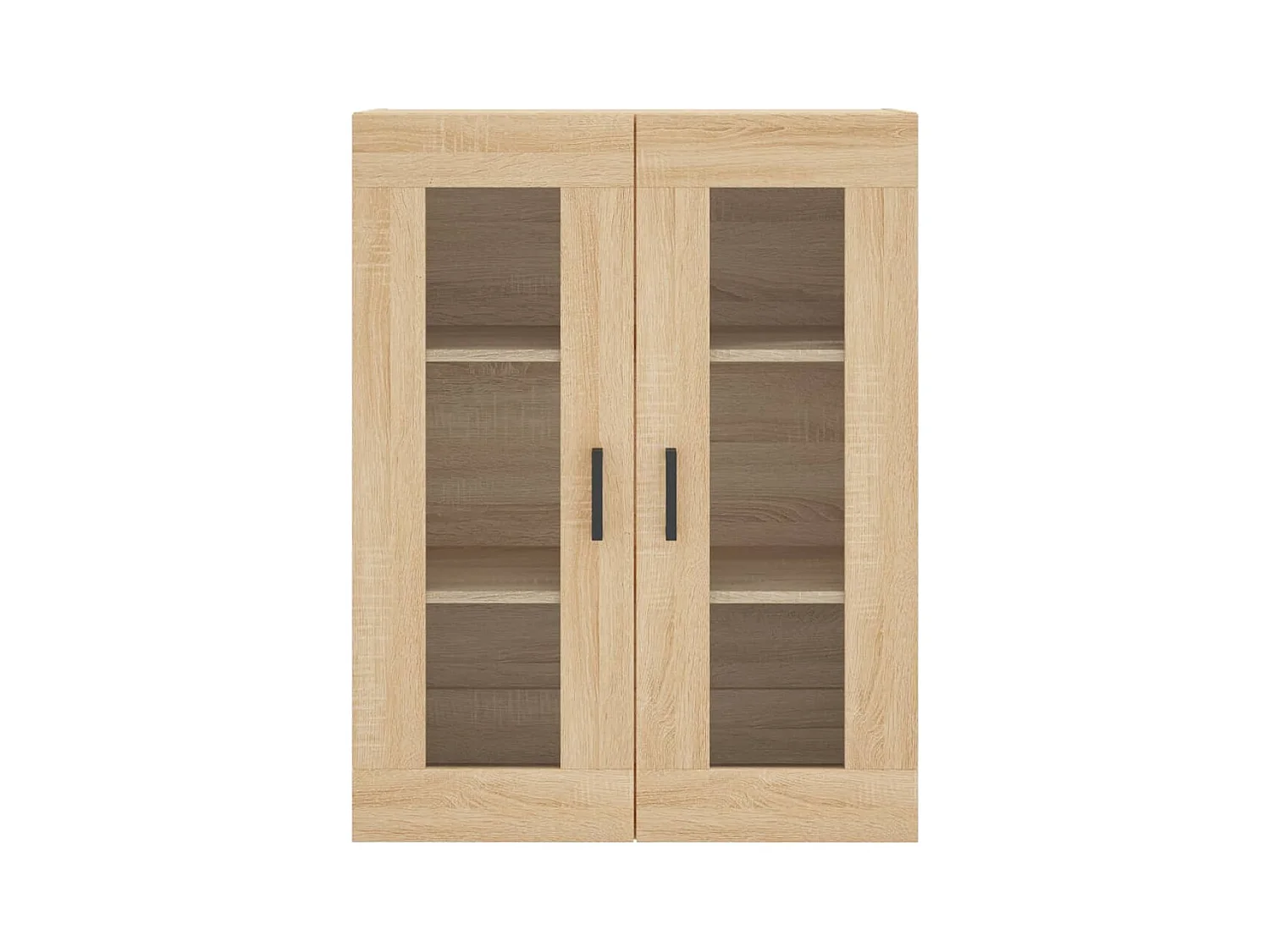 Credenza alta in rovere Sonoma 69,5x34x180 cm Legno ingegnerizzato