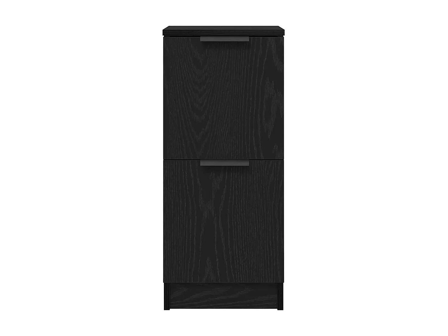 Buffets 2 pcs en Chêne Noir, 30x30x70 cm, Fabriqué en Bois d'Ingénierie