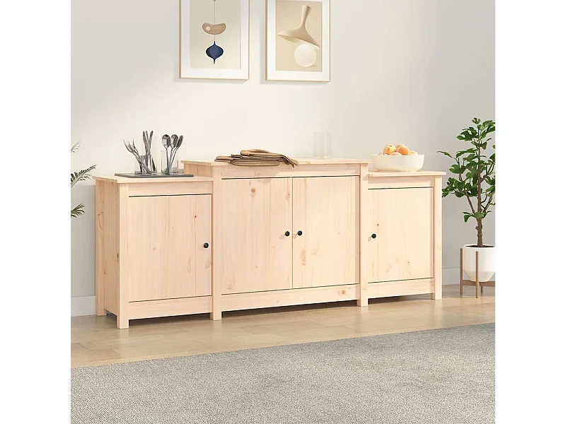 Buffet 164x37x68 cm Legno massello di pino