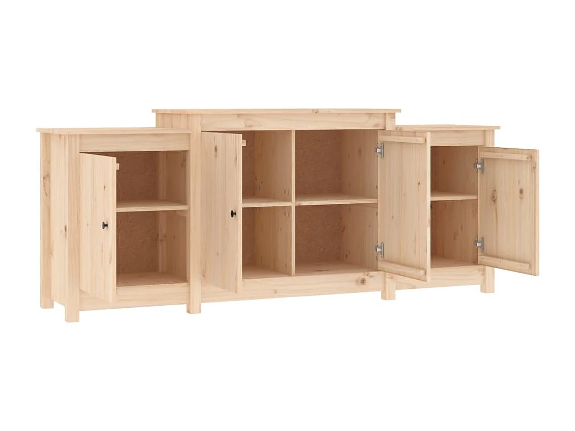 Buffet 164x37x68 cm Bois massif de pin