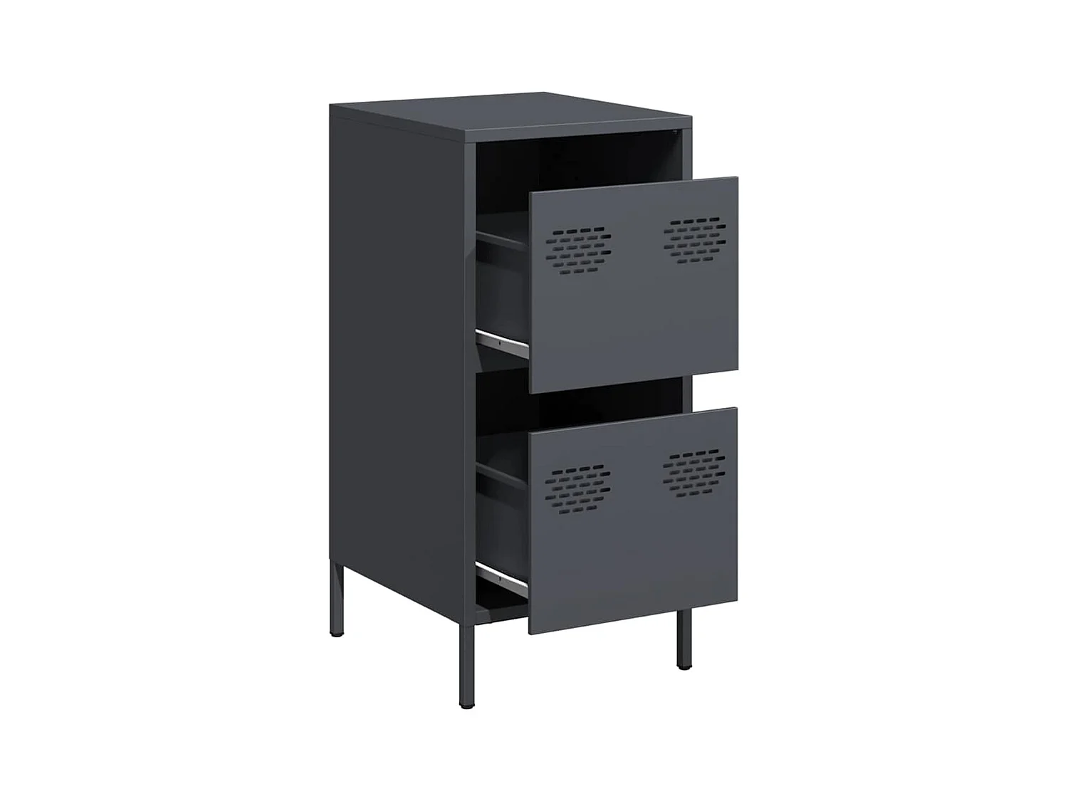 Buffet anthracite 35x39x73,5 cm acier laminé à froid